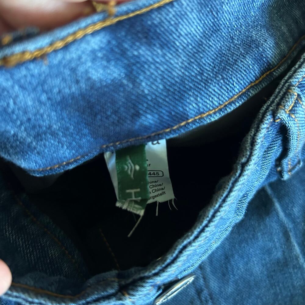 High-Waisted Wide-Leg Halara Jeans, Classic Blue Wash - Picture 4 of 13